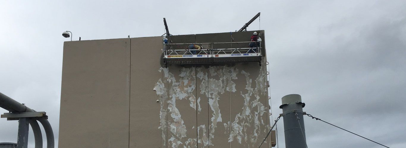 Pintamos Edificios con Guindola